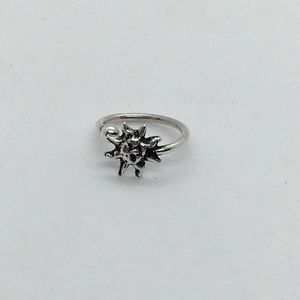 Sun FAKE nose ring sterling